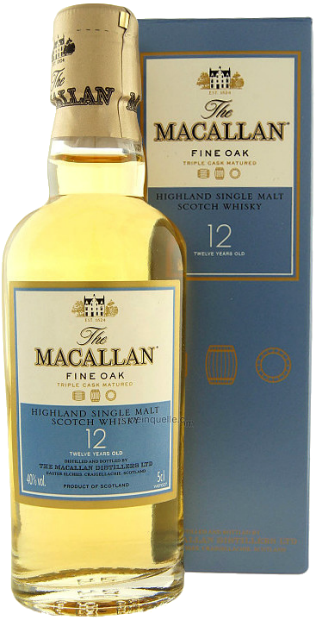 Виски Macallan Fine Oak, 12 летней выдержки 0.05 л