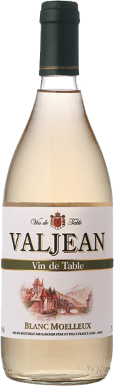 Вино Valjean Blanc Moelleux 0.75 л