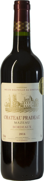 Вино Château Pradeau Mazeau AOP Bordeaux Rouge 0.75 л