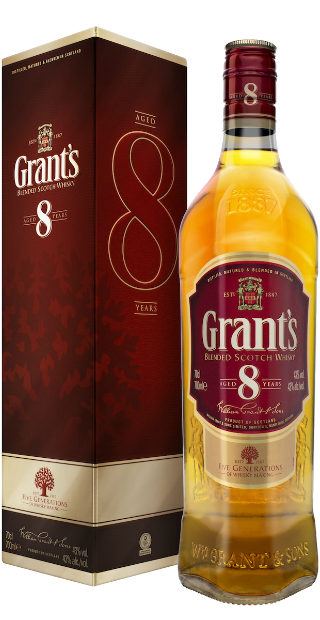 Виски Grant`s, 8 летней выдержки 0.7 л