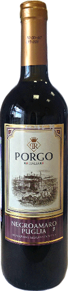 Вино Porgo Italia Negroamaro Puglia 0.75 л