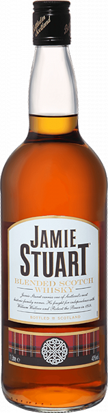 Виски Jamie Stuart Blended Scotch Whisky, 3-летней выдержки 1 л
