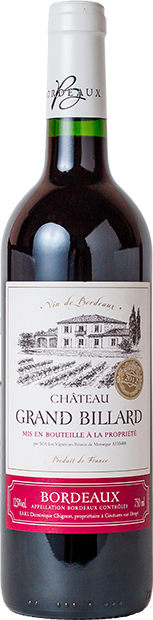 Вино Chateau Grand Billard красное сухое 0.75 л