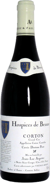 Вино Aegerter Hospices de Beaune Corton Grand Cru Cuvee Docteur Peste AOC 0.75 л