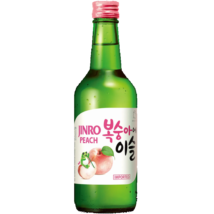 Соджу Джинро со вкусом и ароматом персика