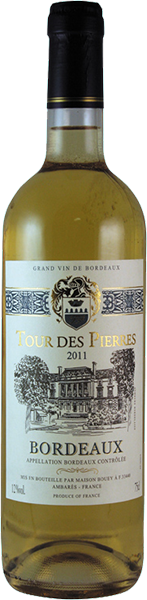 Вино Tour Des Pierres, Bordeaux АOC Blanc Moelleux 0.75 л