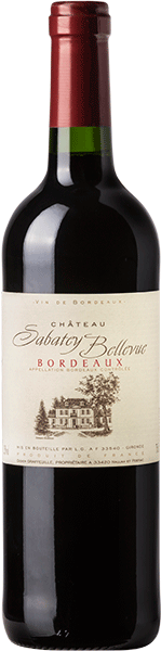 Вино Chateau Sabatey Bellevue, Bordeaux AOC 0.75 л