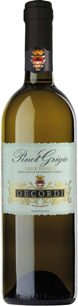 Вино Decordi Pinot Grigio delle Venezie White Dry 0.75 л