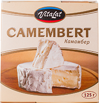 Сыр Vitalat Камамбер, 45%, 125г
