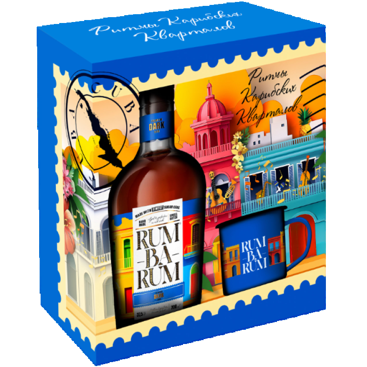 Rumbarum Dark Anejo с кружкой