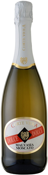 Игристое вино Spumanti Malvasia Moscato Corte Viola Dolce Dolce White Semi-Sweet 0.75 л