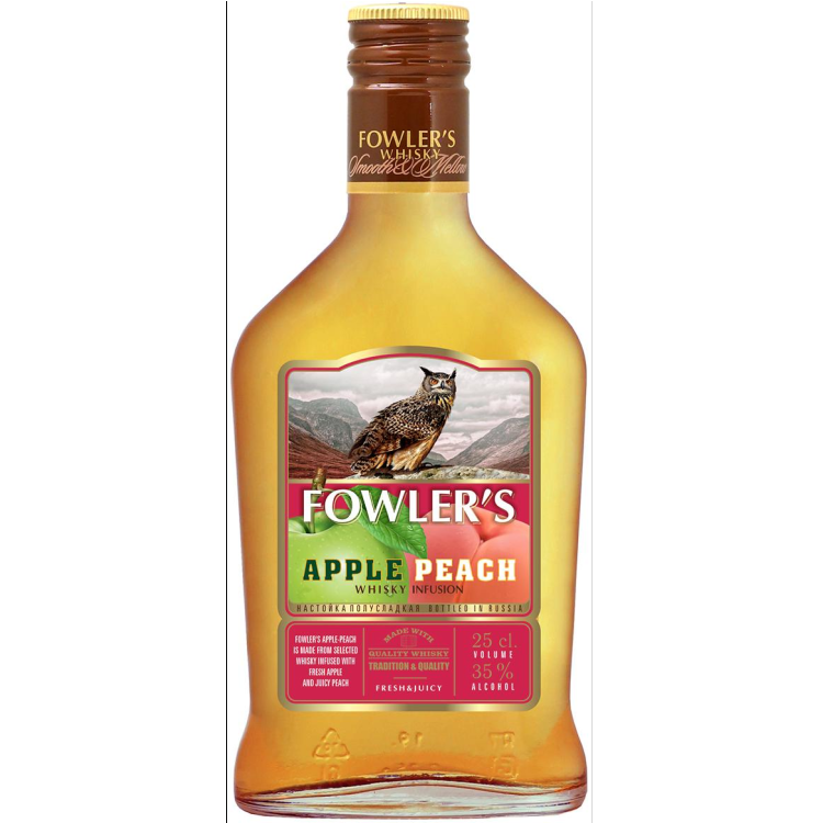 Fowler's яблоко персик с виски