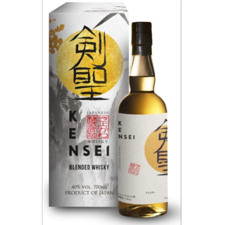 Kensei Japanese Whisky в подарочной упаковке