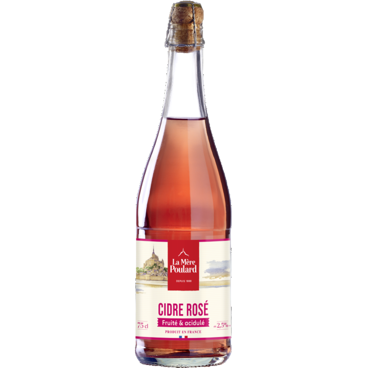 Сидр игристый La Mere Poulard Rose