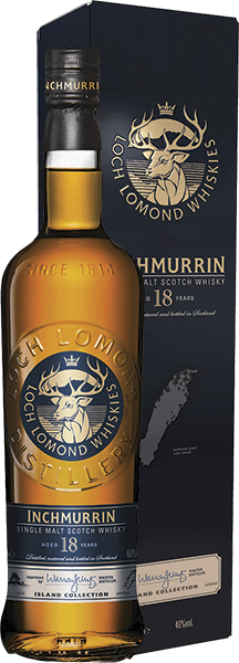 Виски Inchmurrin Single Malt 18 летней выдержки, в подарочной упаковке 0.7 л