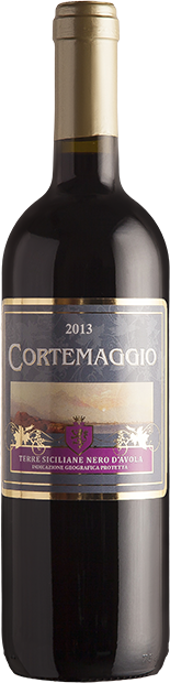 Вино Nero d'Avola Sicilia Cortemaggio 0.75 л