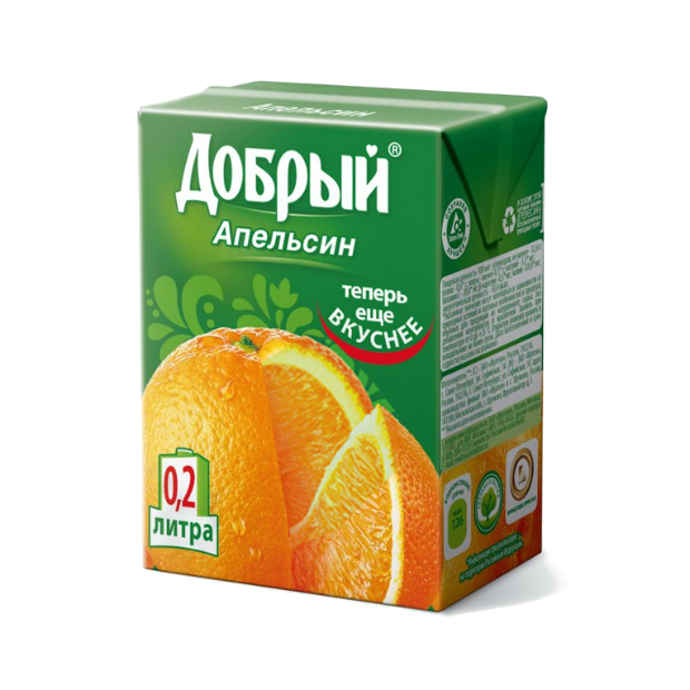 Сок Нектар "Добрый" Апельсин 0.2 л
