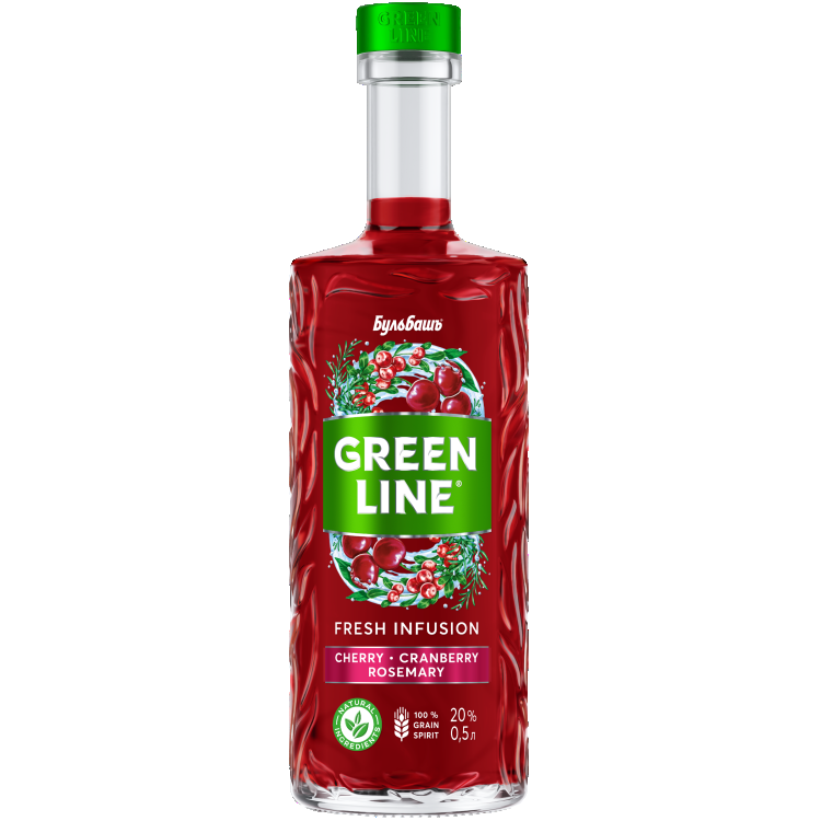 Бульбашъ Гринлайн Вишня-Клюква-Розмарин