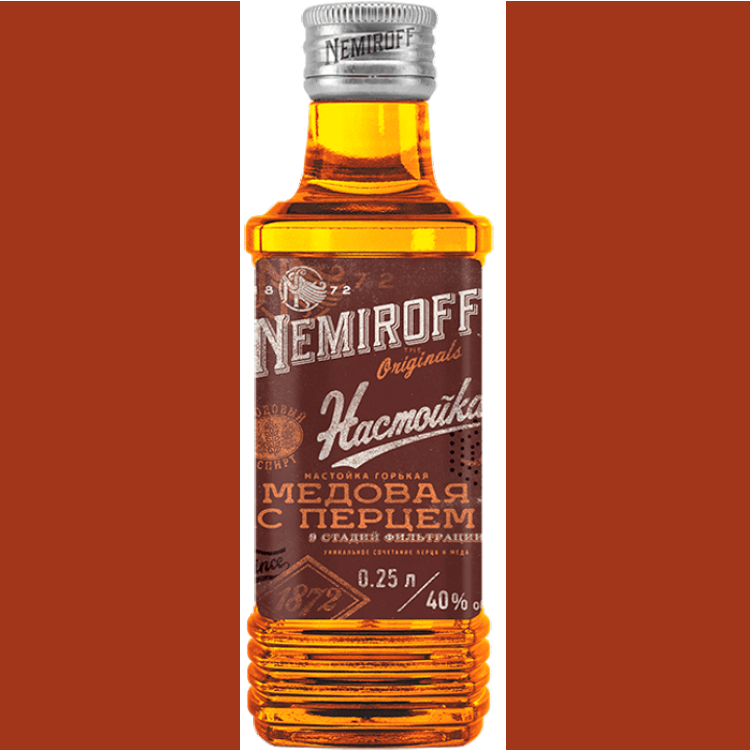 Настойка горькая Nemiroff Украинская медовая с перцем
