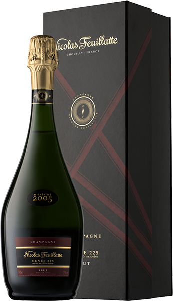 Шампанское Nicolas Feuillatte, Cuvee 225 Brut, в подарочной упаковке 0.75 л