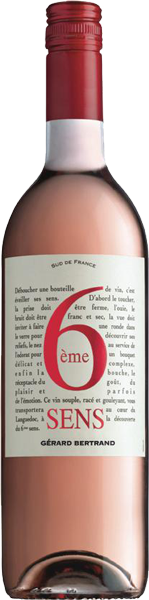 Вино Gérard Bertrand 6ème sens Vin de Pays d'Oc розовое 0.75 л