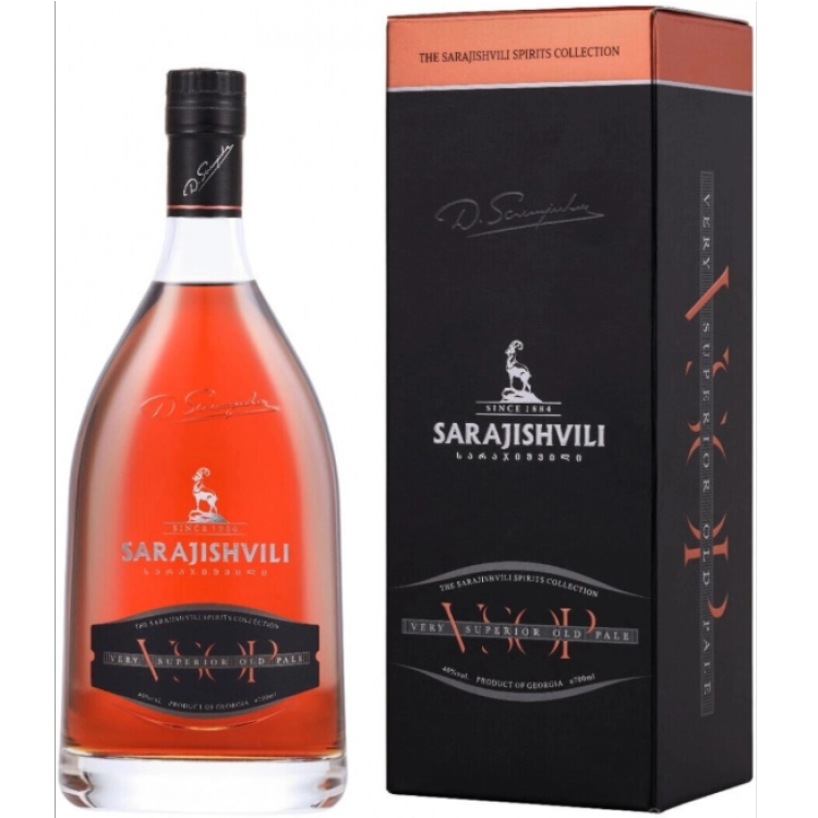 Коньяк Sarajishvili VSOP в подарочной коробке