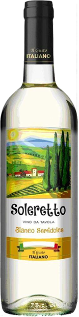 Вино Soleretto Bianco Semidolce 0.75 л