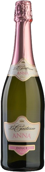Игристое вино Le Contesse  Dolce Anna White Sweet 0.75 л