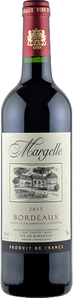 Вино Margelle, Bordeaux Rouge Sec 0.75 л