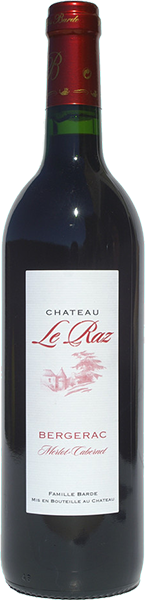 Вино Chateau Le Raz, Bergerac AOC Rouge 0.75 л