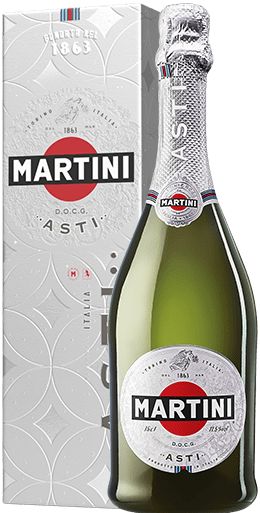 Игристое вино Martini Asti, в подарочной упаковке 0.75 л