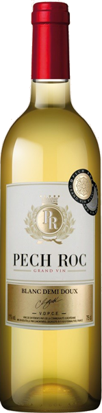 Вино Pech Roc, Blanc, Demi Doux, VdP 0.75 л
