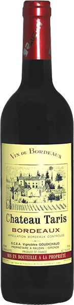 Вино Grangenevue et Rauzan, Chateau Taris, Bordeaux AOC 0.75 л