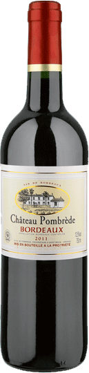 Вино Chateau Pombrede, Bordeaux AOC 0.75 л