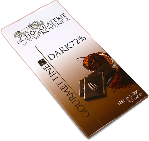 Шоколад "La Chocolaterie de Provence" темный 72% 100гр