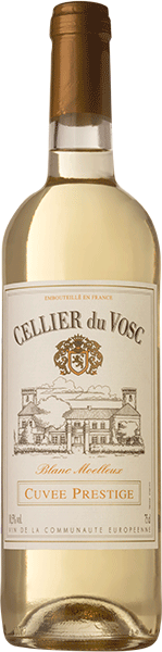 Вино Cellier du Vosc Cuvee Prestige, Blanc Moelleux 0.75 л