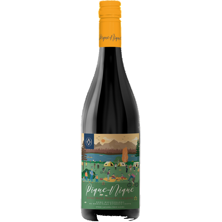 Вино Alma Valley Пикник красное полусладкое Россия, 0,75 л