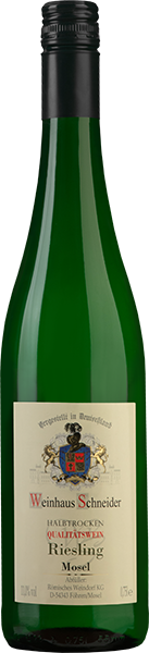 Вино Weinhaus Schneider, Riesling Halbtrocken 0.75 л