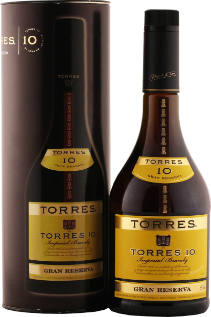 Бренди Torres 10 Gran Reserva, в подарочной упаковке 0.7 л