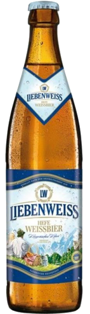 Светлое пиво Liebenweiss Hefe Weissbier 0.5 л