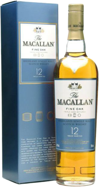 Виски Macallan Fine Oak, 12 летней выдержки 1.75 л