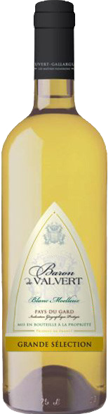Вино Baron de Valvert Blanc Moelleux 0.75 л