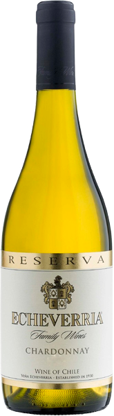 Вино Echeverria Chardonnay Reserva White Dry 0.75 л