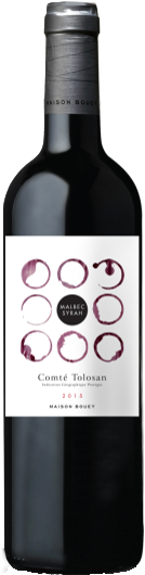 Вино Malbec Syrah IGP Comte Tolosan 0.75 л