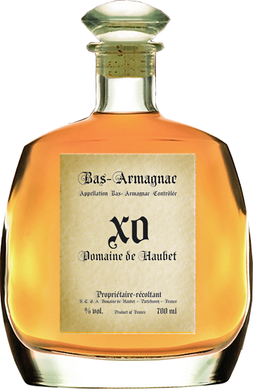 Арманьяк Domaine de Haubet ХО, Bas-Armagnac в графине 0.7 л