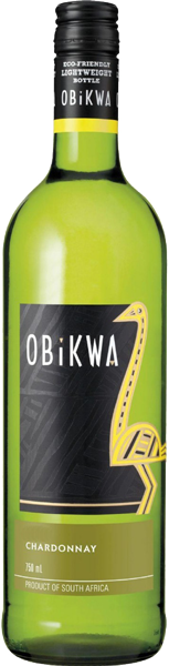 Вино Obikwa Chardonnay White Dry 0.75 л