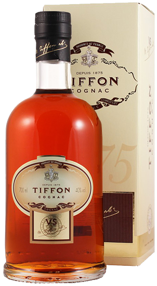 Коньяк Tiffon, Fine V.S., в подарочной упаковке 0.7 л