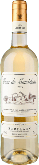 Вино белое Tour de Mandelotte Bordeaux AOC Blanc Moelleux 0.75 л