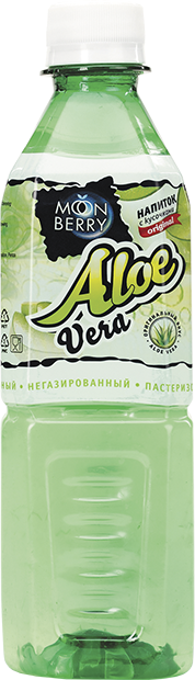 Вода Напиток Aloe Vera безалкогольный с кусочками алоэ вера 0.5 л