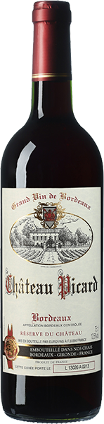 Вино Chateau Picard, Bordeaux AOC 0.75 л